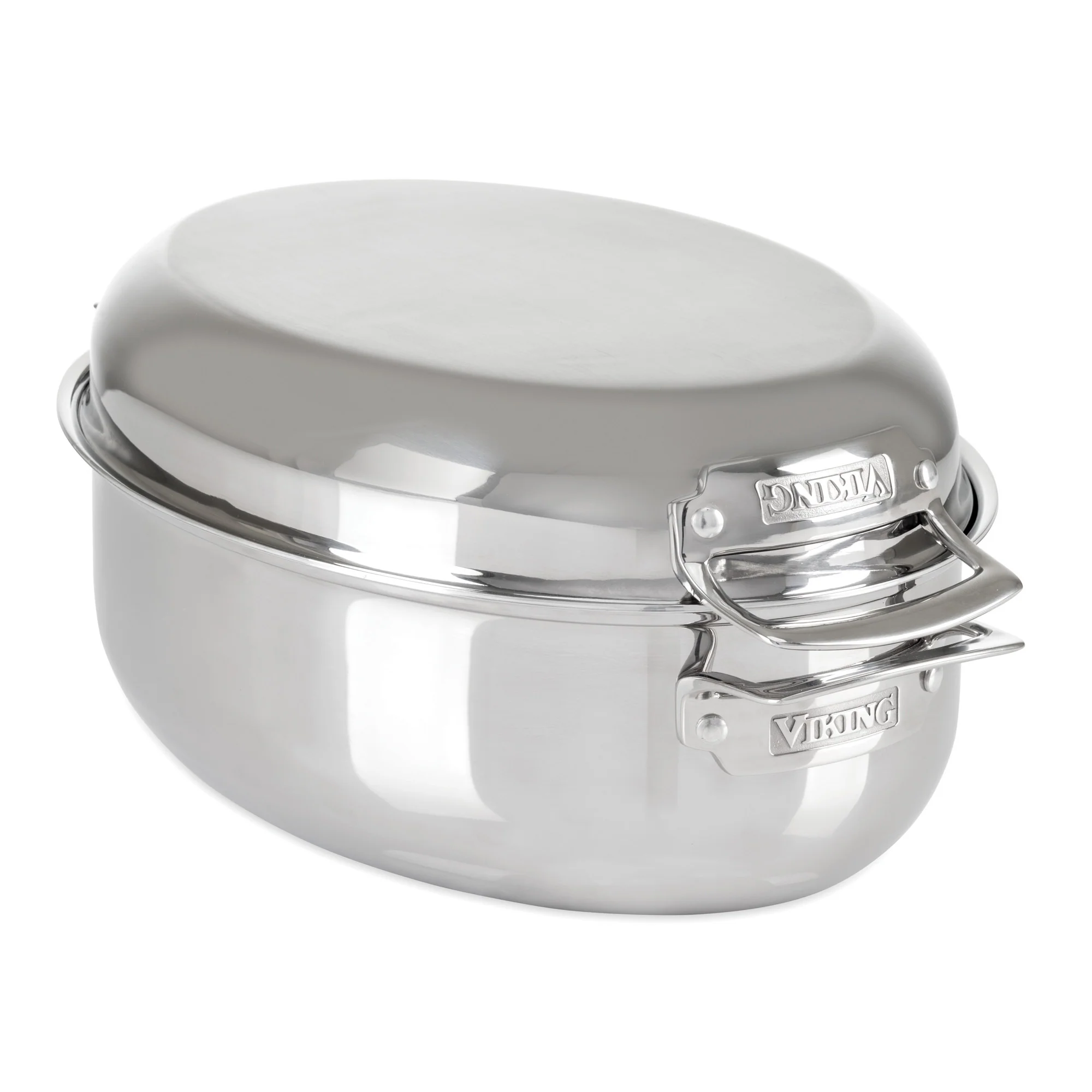 Viking 3-Ply 8.5-Quart 3-in-1 Oval Roaster with Rack - Image 4