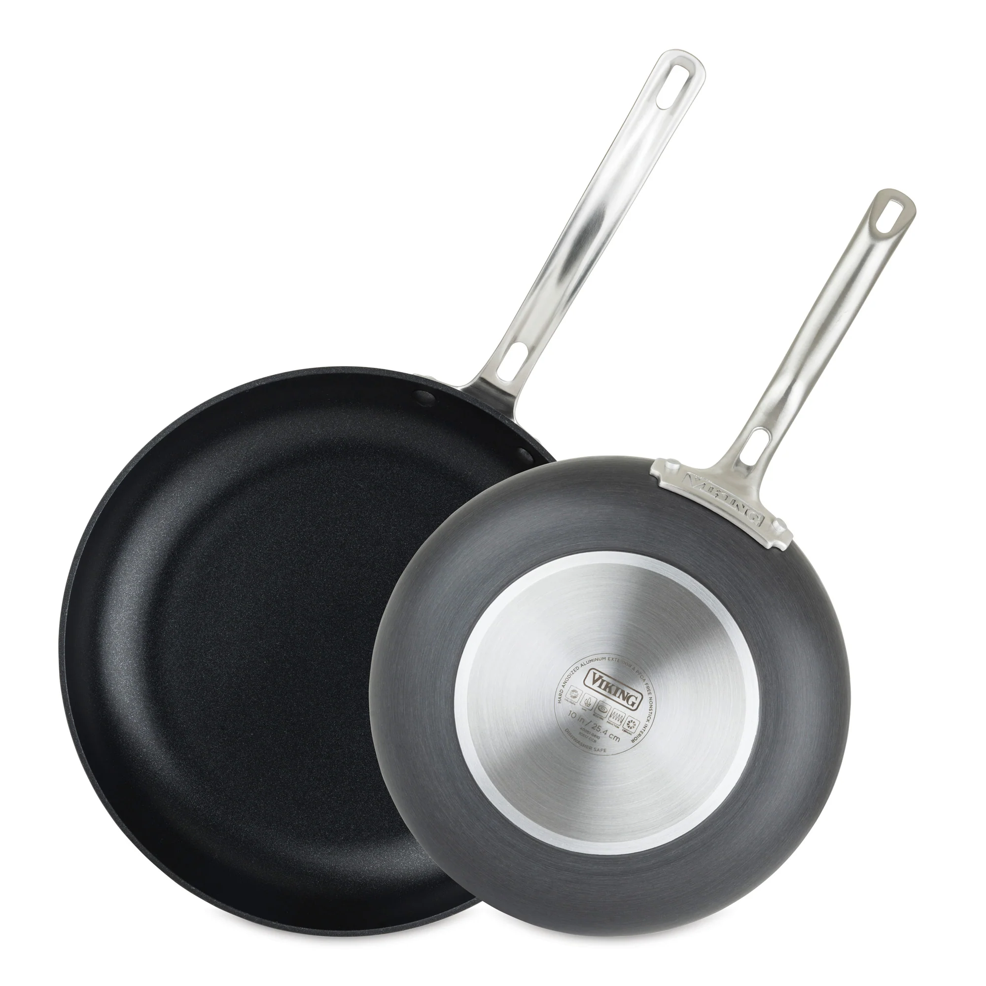 Viking Hard Anodized Nonstick 2-Piece, 10 & 12 inch Fry Pan Set