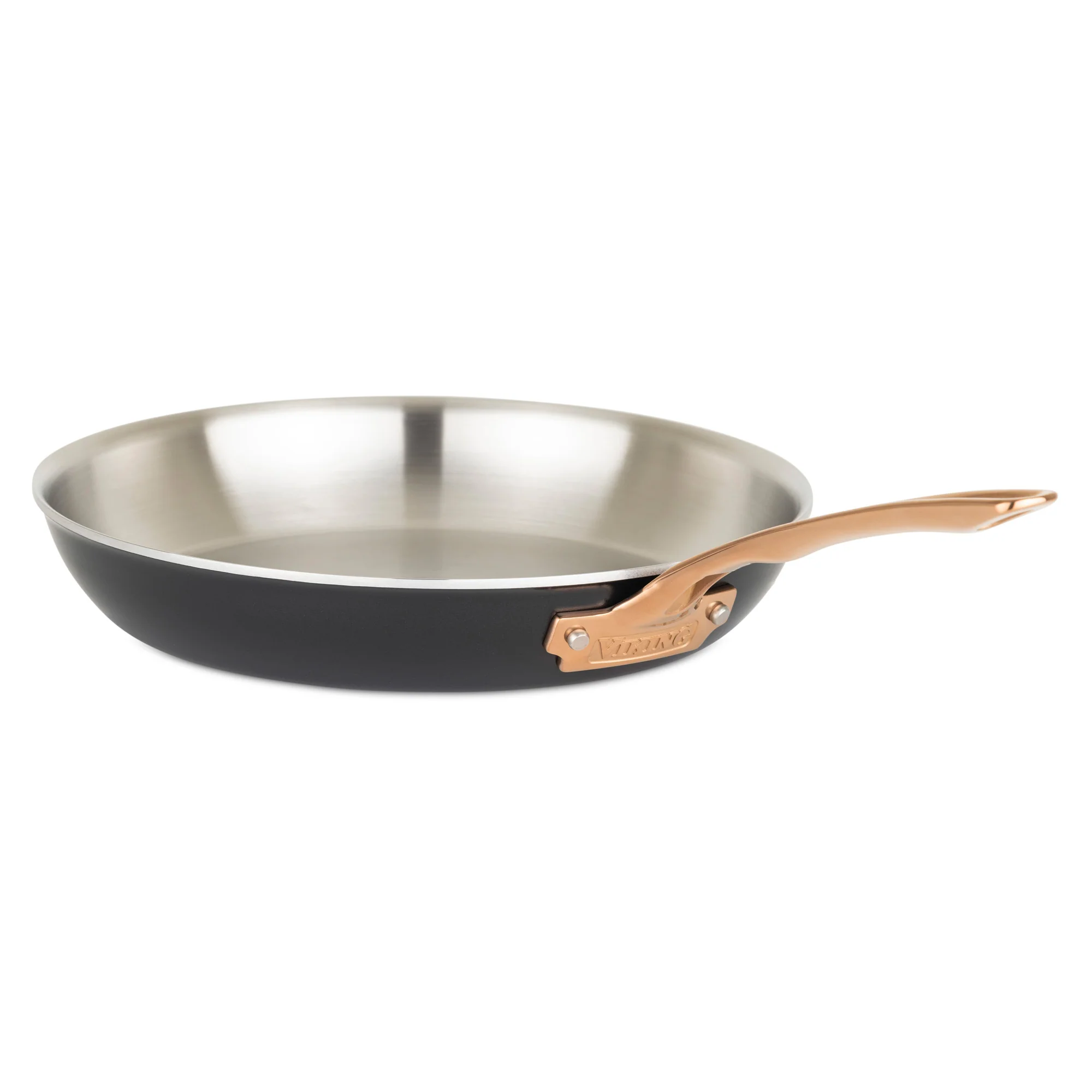 Viking 3-Ply 11 Piece Black and Copper Cookware Set with Glass Lids - Image 8