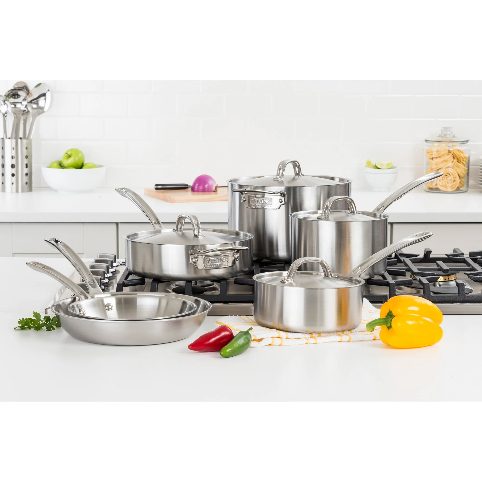 Viking Professional 5-Ply 10-piece Cookware Set - Image 2