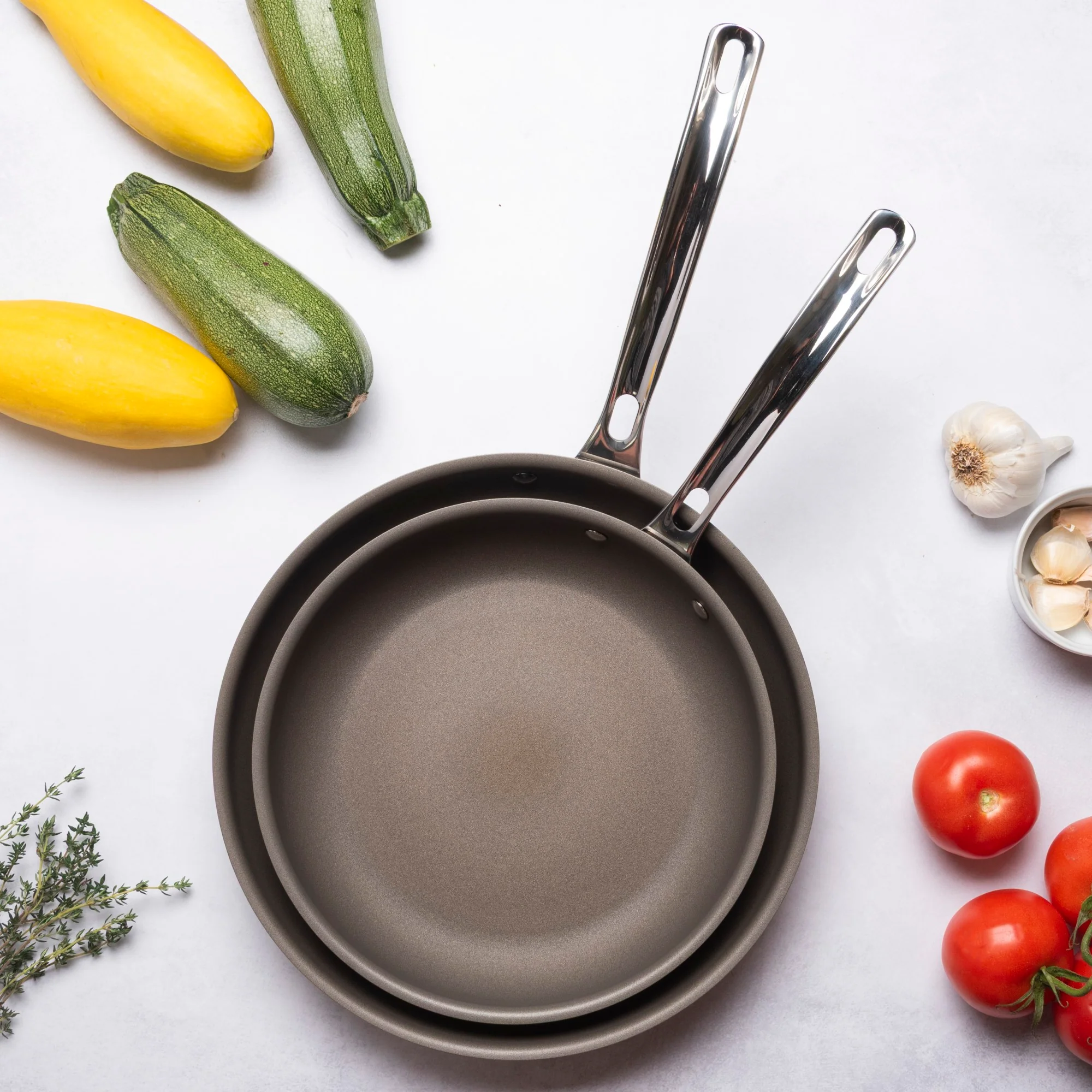 Viking PureGlide Pro 3-Ply 2-Piece Fry Pan Set 9.5" and 11" - Image 2